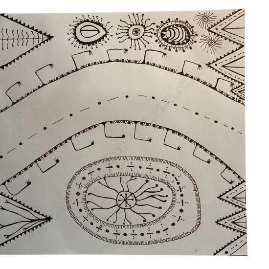 John Pule (1962-) 'Untitled', c.1995